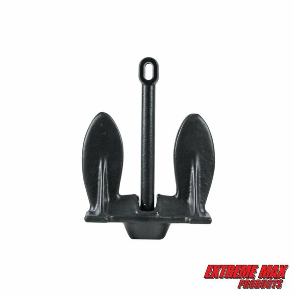 Extreme Max Extreme Max 3006.6524 BoatTector Vinyl-Coated Navy Anchor - 15 lbs. 3006.6524